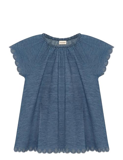 Minymo | Blouse Ss Chambrey | 140