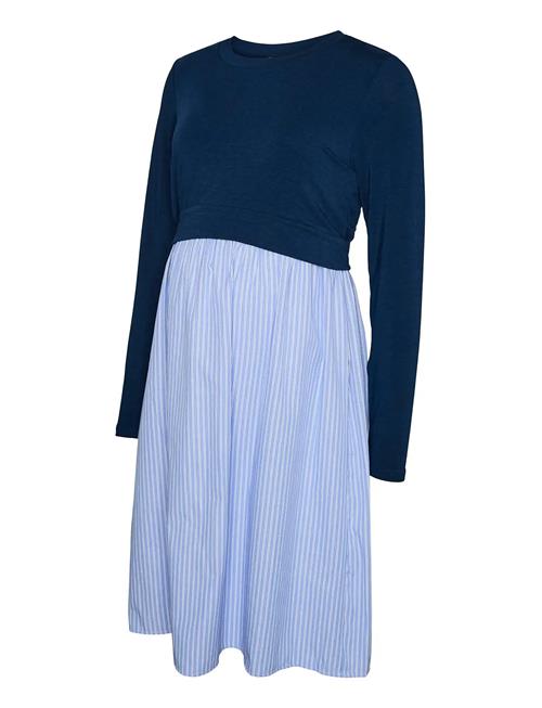 Mamalicious | Mlannie June Ls Mix Abk Dress 2F | XS