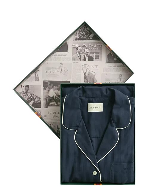 GANT | Satin Stripe Pajama Set Gift Box | M