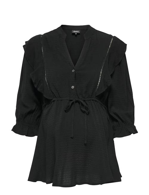 Only Maternity | Olmsalli 2/4 V-Neck Frill Top Wvn | L