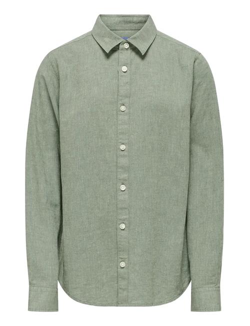 ONLY & SONS | Osjcaiden Life Ls Linen Shirt Wn Noos | 176