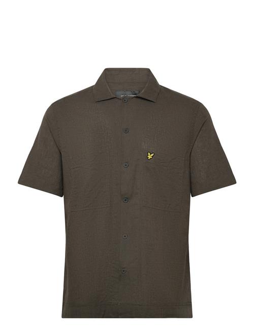 Lyle & Scott | Cuban Collar Short Sleeve Shirt | XS
