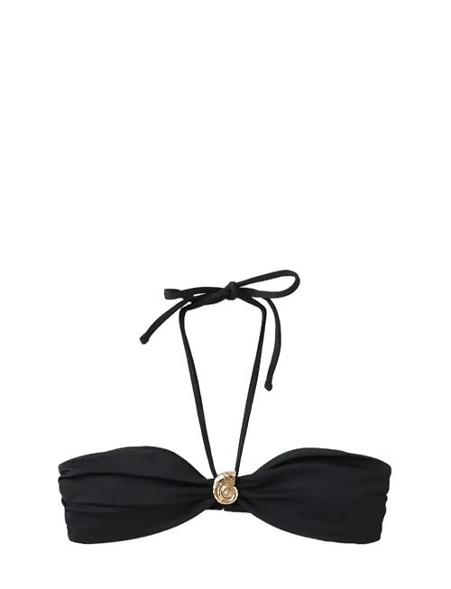 Mango | Metallic Detail Bandeau Bikini Top | S