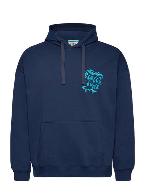 Scotch & Soda | Front And Back Artwork Loosefit Hoodie | XXL