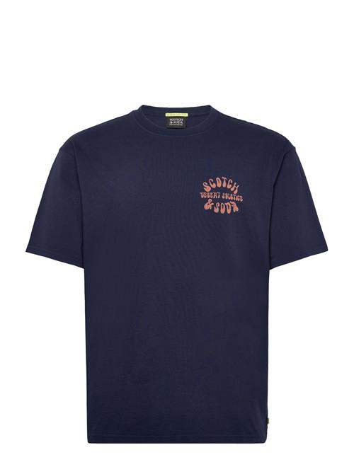 Scotch & Soda | Front And Back Artwork Relaxedfit Tshirt | M