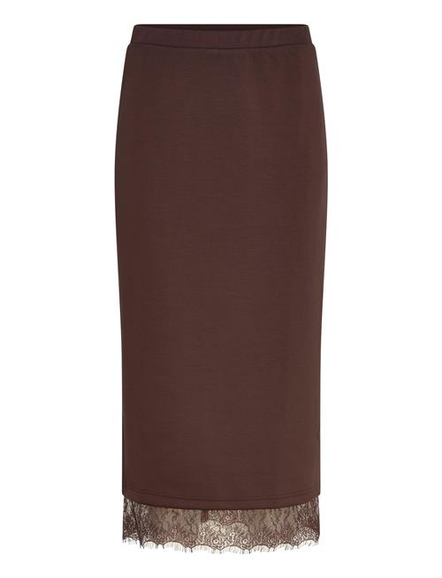 Vila | Viewie Hw Lace Midi Skirt | XL