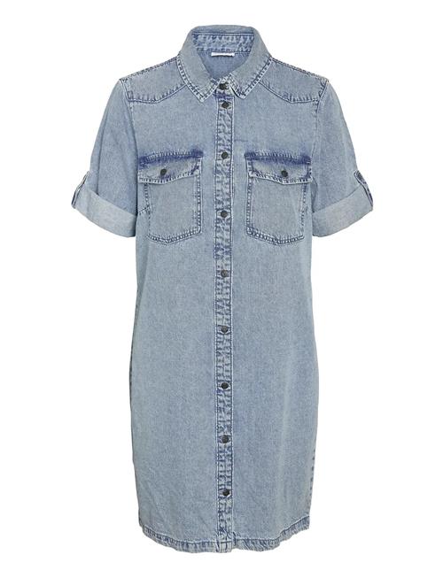 NOISY MAY | Nmnew Signe S/S Denim Dress Vi003Lb Noos | L