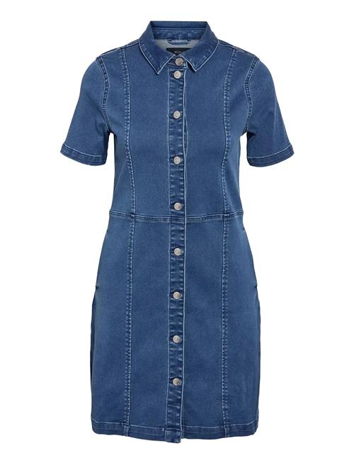 NOISY MAY | Nmnisa S/S Slim Denim Dress Vi534Mb Noos | XS