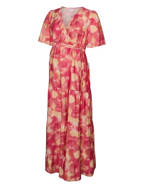 Mamalicious | Mlsandra Tess L/S Wo Long Dress 2F | M