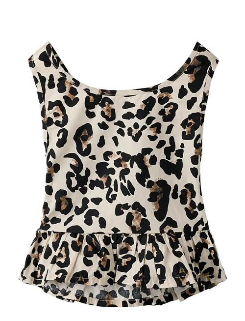 name it | Nkfflaring Sl Cropped Top | 134-140