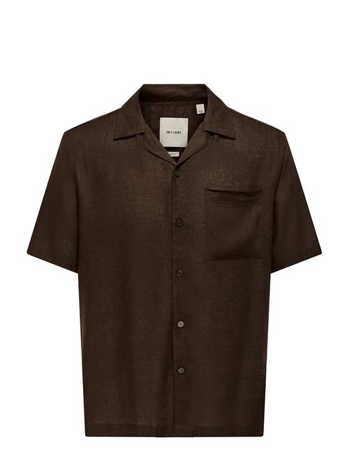 ONLY & SONS | Onslaurence Linen Resort Collar Ss Noos | S