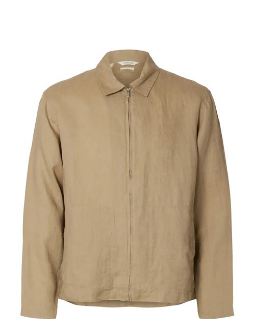 Selected | Slhregjeremy Linen Zip Overshirt | XL