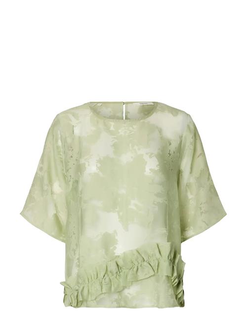 Selected | Slflina Relaxed 2/4  Ruffle Top B | 40