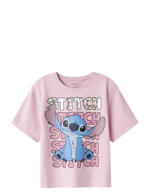 name it | Nkfnyri Stitch Ss Nreg Top Box Lnoos Wdi | 122-128