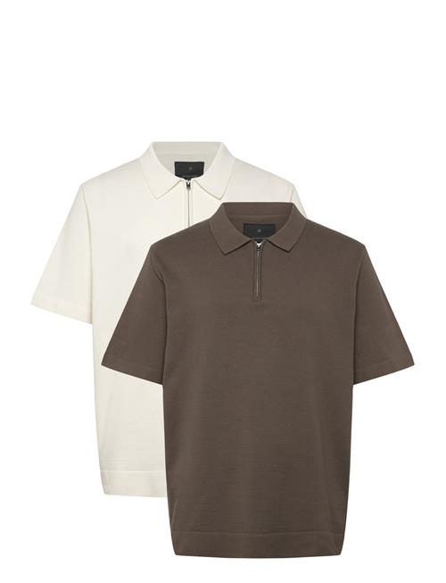 Jack & Jones | Jprblamilano Spring Knit Zip Polo 2Pk Mp | S