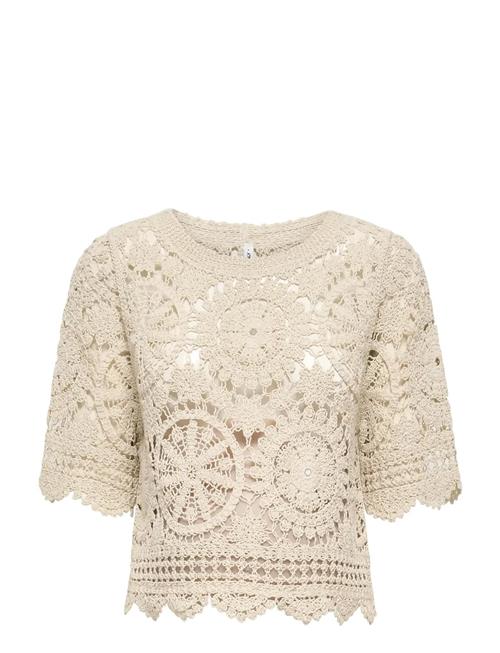 Only Maternity | Olmwaterly S/S Crochet O-Neck Top Knt | XXL