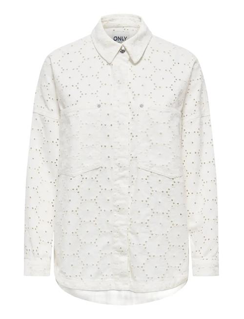 ONLY | Onljanine-Fio L/S Anglaise Shacket Pnt | L