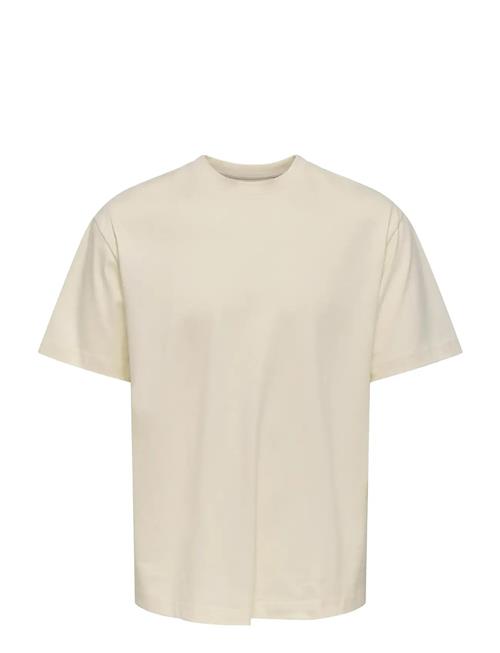 ONLY & SONS | Onswhite Lotus Life Rlx Ss Lic Tee | L