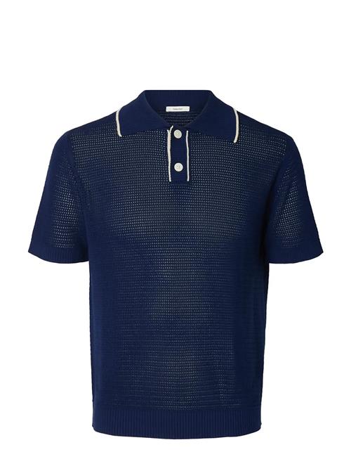 Selected | Slhjesse Ss Knit Open Structure Polo | XL
