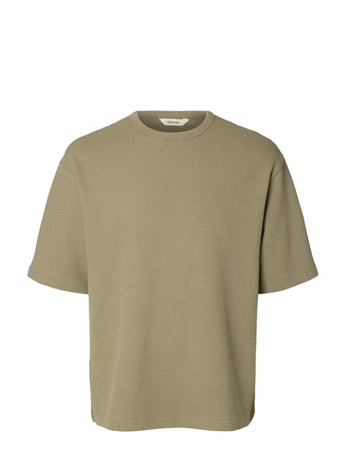 Selected | Slmrelaxsonny Waffle Ss O-Neck Tee | XXL