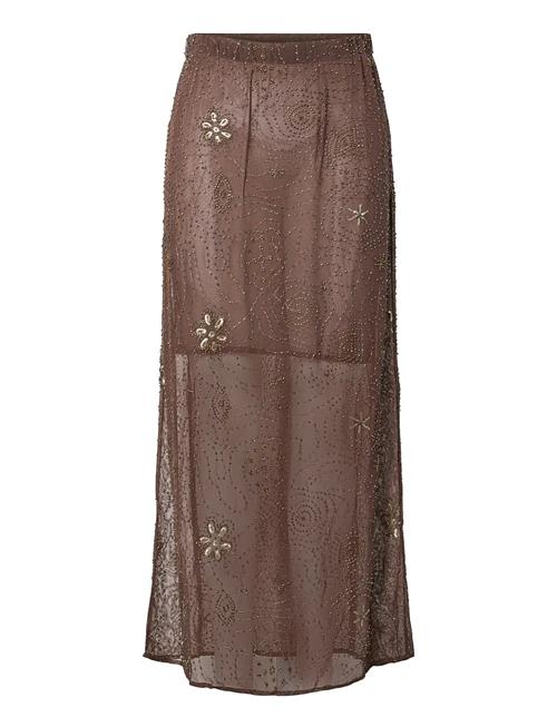 YAS | Yasnura Mesh Hw Ankle Skirt - Fest | 36