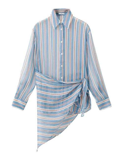 Mango | Striped Handkerchief Shirt | S