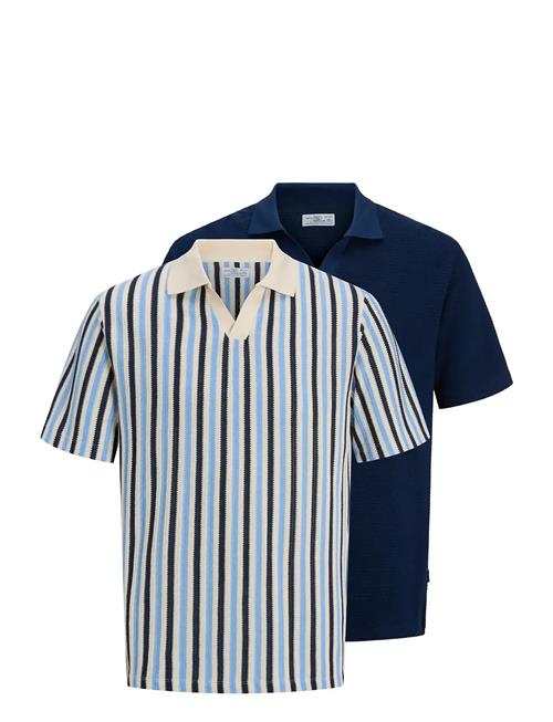 Jack & Jones | Jprbluharry Ss Split Neck Polo Sn 2Pk Mp | M