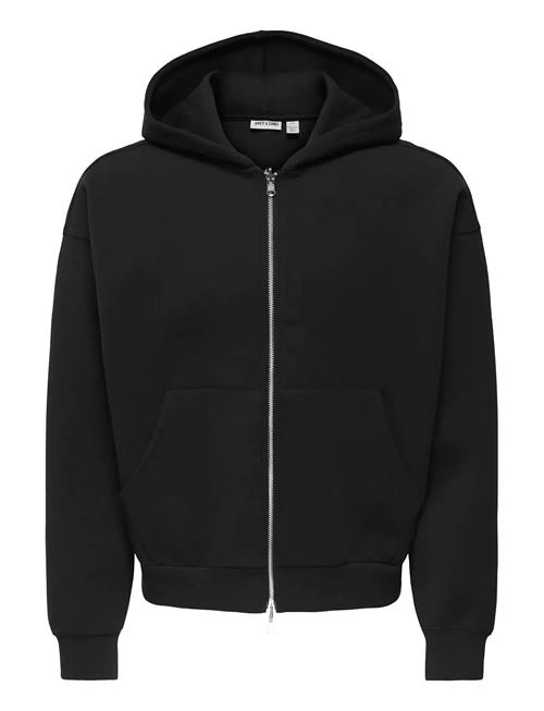 ONLY & SONS | Onsgoyle Boxy Ls Scuba Zip Hoodie Sweat | S