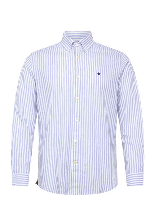 Morris | Douglas Linen Stripe Shirt-Classic Fit | XXL