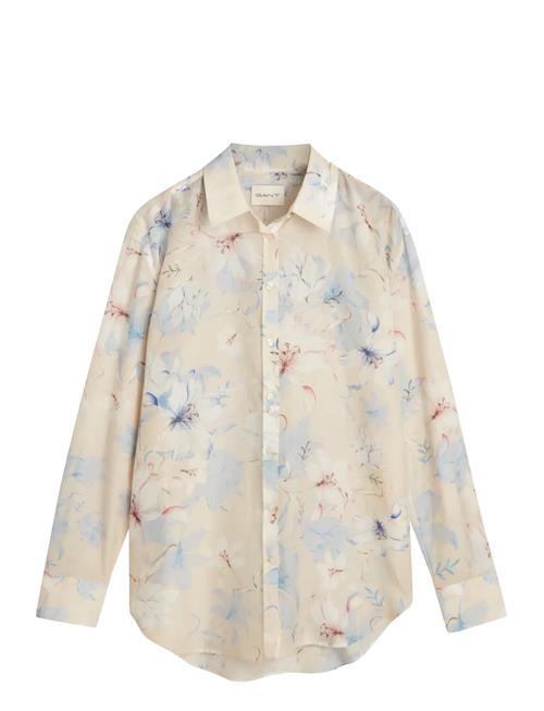 GANT | Rel Floral Print Cot Silk Shirt | 44