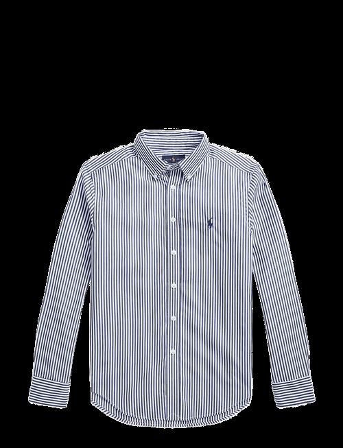 Ralph Lauren Kids | Striped Cotton Poplin Shirt | 132-137