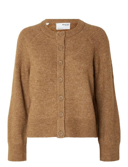 Selected | Slfrena Ls Knit Cardigan Camp | S
