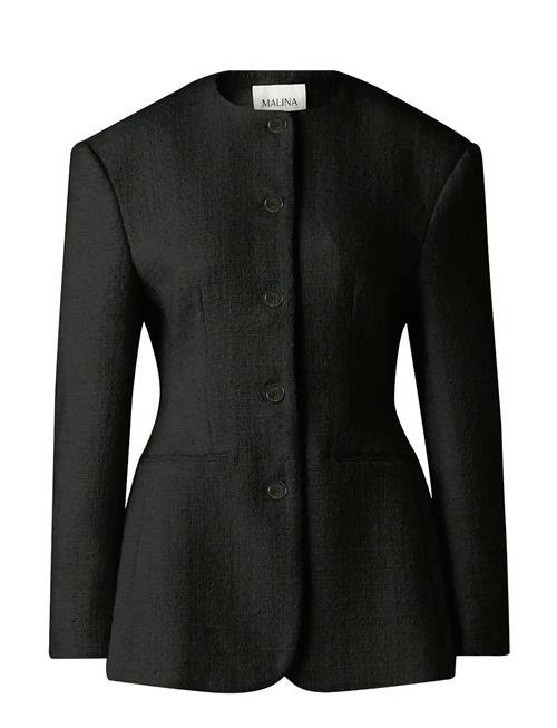Malina | Carol Fitted Round Neck Blazer | XS