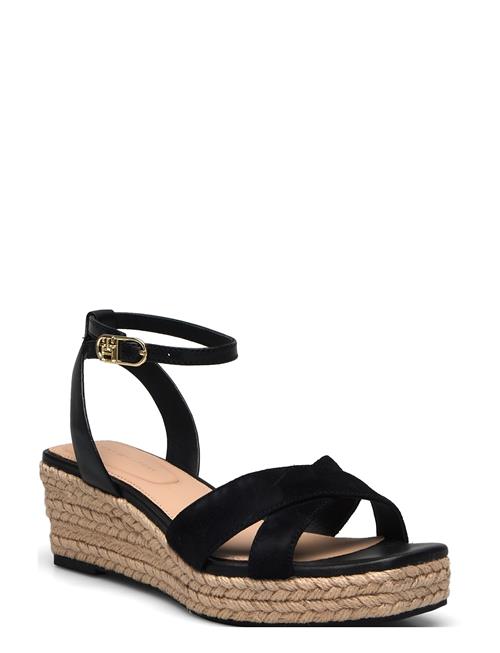 Tommy Hilfiger | Leather & Suede Mid Wedge Espad | 40
