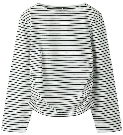 Name it Bluse - NkfSilke - Black/Cloud Dancer