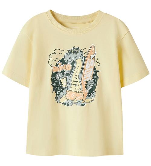 Name It T-shirt - NmmVanyo - Double Cream/Dino Surf