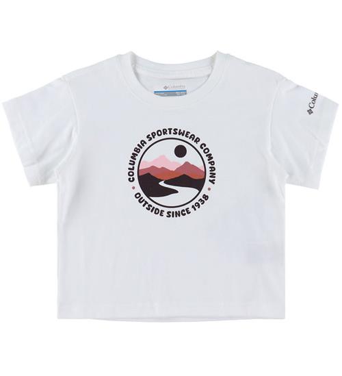 Columbia T-shirt - Mission Lake - Hvid m. Print