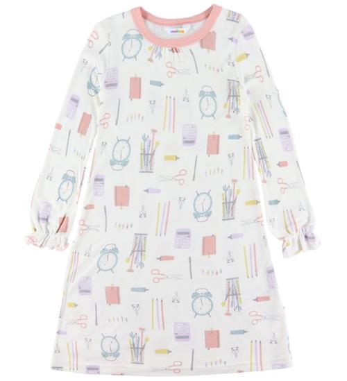 Joha Natkjole - Viskose/Bambus - Off White m. Print