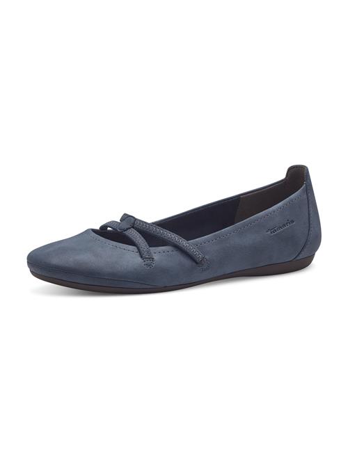 Tamaris Ballerinasko med rem  navy