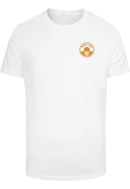 Mister Tee Bluser & t-shirts 'Beach Paradise'  safran / petroleum / carminrød / hvid