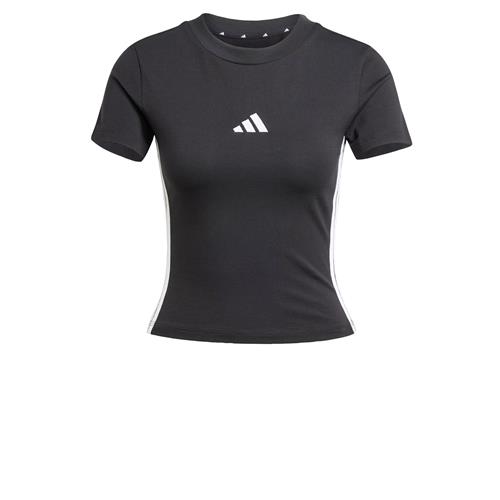 ADIDAS SPORTSWEAR Shirts 'Essentials'  sort / hvid