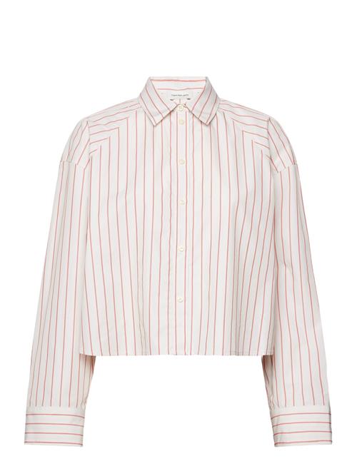 Calvin Klein Jeans | Yd Stripe Boxy Cropped Shirt | XS