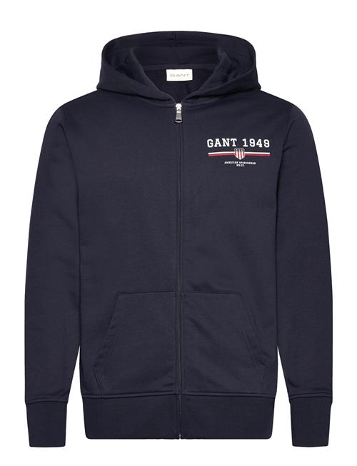 GANT | Graphic Full Zip Hoodie | L