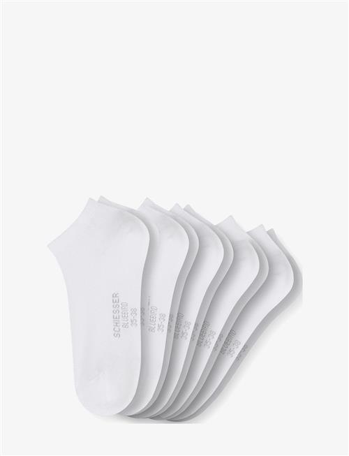Schiesser | Women's Sneakers, Pack Of Five, White - Bluebird | 35-38