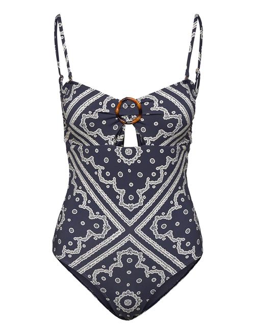 Malina | Mandy Bamboo-Ring Bandeau Swimsuit | L