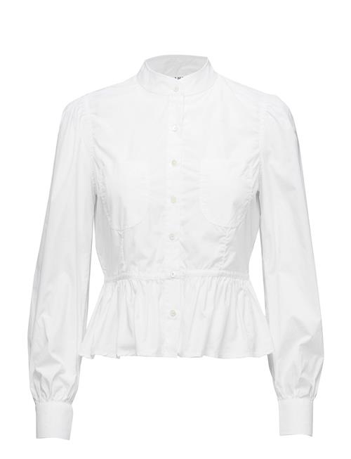 FRAME | Double Pocket Peplum Blouse | L