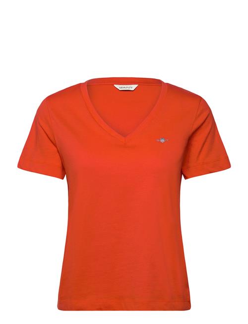 GANT | Reg Shield Ss V-Neck T-Shirt | XXL