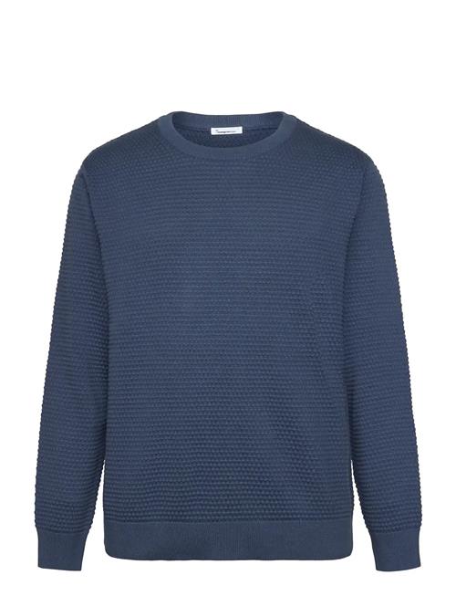 Knowledge Cotton Apparel | Bubble Knit Crew Neck | S