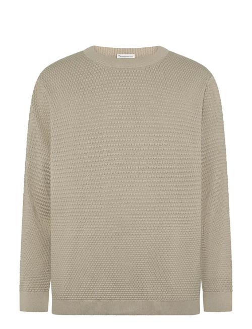 Knowledge Cotton Apparel | Bubble Knit Crew Neck | L