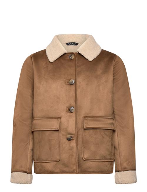 Lauren Ralph Lauren | Faux-Shearling-Suede Jacket | L